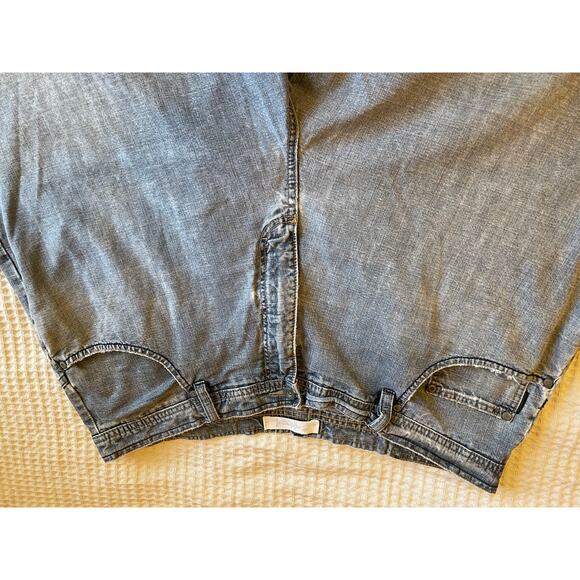 VTG Billabong Y2K Men’s Gray Distressed Cotton Bermuda Skater Shorts Size 38 - Picture 9 of 16